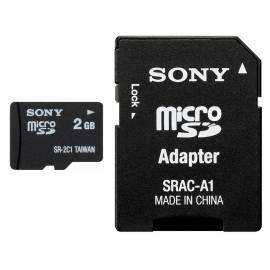 Handbuch für SONY Memory Card SR2A1 schwarz