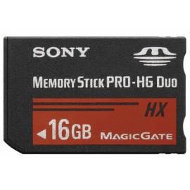 Handbuch für SONY Memory Card MSHX16A schwarz