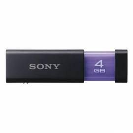 Bedienungsanleitung für USB-flash-Laufwerk, SONY 4 GB USB 2.0 USM4GL schwarz/grau