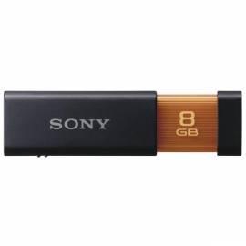 SONY USM8GL 8 GB USB-Stick USB 2.0 schwarz/orange Gebrauchsanweisung