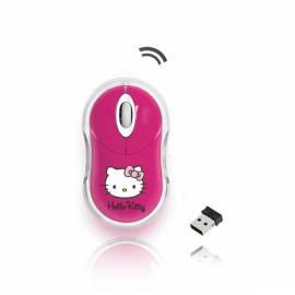 Hallo Kitty OEM Funkmaus, 800 dpi, USB, Rosa (BS-MBUMPYR-KITTY/P)-Rosa