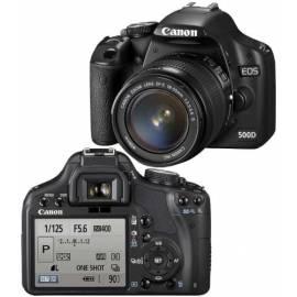 Benutzerhandbuch für Digitalkamera CANON EOS 500 d + EF 18-55 IS + EF 55-250 IS schwarz