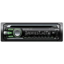 Autoradio mit CD-SONY-CDXGT434U.EUR schwarz