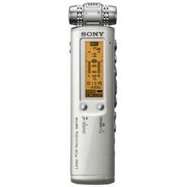 Voice-Recorder, SONY ICD-SX750 Silber - Anleitung