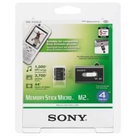 Benutzerhandbuch für SONY Memory Card MSA4GU2 schwarz