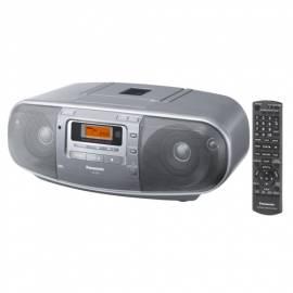 Boombox mit CD PANASONIC RX-D50EG-S silber Gebrauchsanweisung