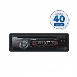 CD-Autoradio mit HYUNDAI CRM 1231R schwarz