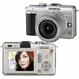 Digitalkamera OLYMPUS PEN E-PL1 + EZ-M1442L Kit, Silber/Gold
