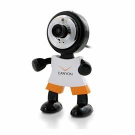 Webcam ist CANYON CNR-WCAM113 schwarz/weiß/Orange - Anleitung