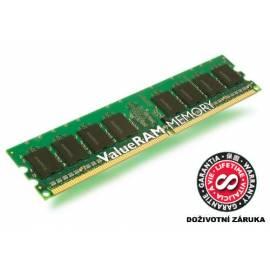 Speichermodul KINGSTON DDR2 1024 MB, 533 MHz-Non ECC CL4 KVR533D2N4 / 1G Bedienungsanleitung
