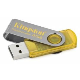 USB-flash-Disk KINGSTON Data Traveler DataTraveler 8GB Hi-Speed 101, gelb (DT101Y / 8GB) gelb