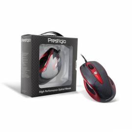 PRESTIGIO Maus PJ-MSO3 (PJMSO3) rot/carbon