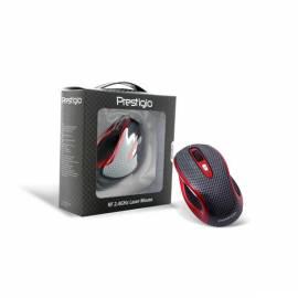 PRESTIGIO Maus PJ-MSL2W (PJMSL2W) rot/carbon