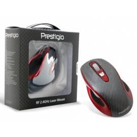 PRESTIGIO Maus PJ-MSL3W (PJMSL3W) rot/carbon