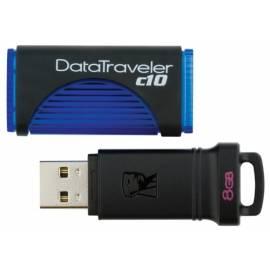 Bedienungsanleitung für USB-flash-Disk KINGSTON Data Traveler DataTraveler C10, 8GB (DTC10 / 8GB) schwarz/blau