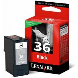 Tinte Patrone LEXMARK 018C2130E schwarz, Nr. 36, Lowvolume schwarz