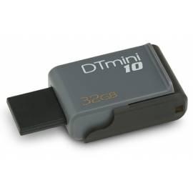 Handbuch für USB flash di KINGSTON Data Traveler DataTraveler Mini 10 (u0160edu00fd) (DTM10 / 32GB)-grau