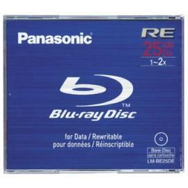 PDF-Handbuch downloadenAufnahme mittlere PANASONIC Blu-Ray-Disk LM-BE25DE
