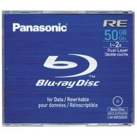 Benutzerhandbuch für Mittlere PANASONIC Blu-Ray-Disk LM-BE50DE Aufnahme