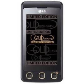 Handy LG Cookie KP 500 schwarz/gold