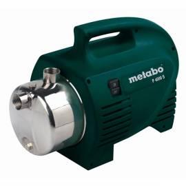 PDF-Handbuch downloadenPumpe Garten METABO P 4000 blau