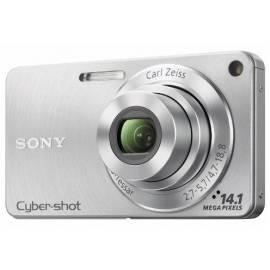 Datasheet SONY Digitalkamera W350SNPBXXDI.YS (zweiter Akku-Pack kostenlos) Silber