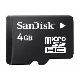 Speicherkarte SANDI Micro SDHC Foto 4GB + Adapter SD (90976) schwarz