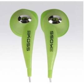 Kopfhörer KOSS Marmeladen G grün Gebrauchsanweisung