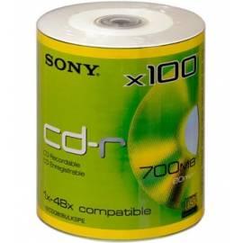 SONY recording Media 100CDQ80BULK-SPE