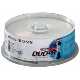 Bedienungsanleitung für Aufzeichnungsmedium SONY DVD + R Disk-25DPR120BSP
