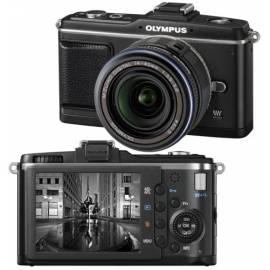 Digitalkamera OLYMPUS PEN E-P2 + 14-42 mm 1: 3.5-5.6 + EVF-schwarz