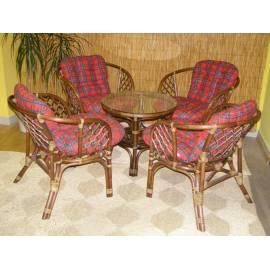 BAHAMA Sofa Set 4 + 1-dunkel (S001T4)