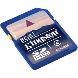 Speicherkarte KINGSTON SDHC 8GB Class 6 (SD6 / 8GB) - Anleitung