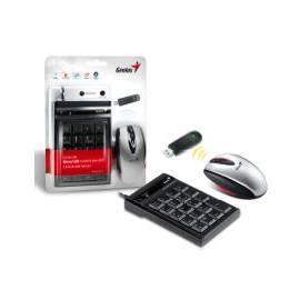 Tastatur Maus GENIUS NumPad C600 (31340001100) schwarz/silber