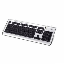 GENIUS Slimstar S325-Tastatur (31310458104) schwarz/silber