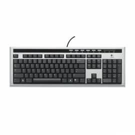 LOGITECH UltraX Premium keyboard (920-000193) schwarz/silber