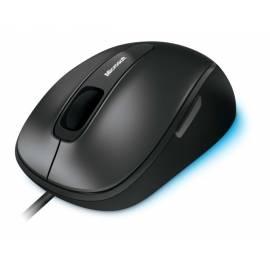 MICROSOFT Comfort Mouse 4500 Lochnes mausgrau (4FD-00002) schwarz/grau
