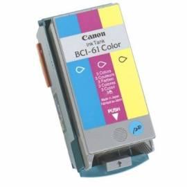 Tinte Patrone CANON BCI-61 (0968A008) rot/blau/gelb Bedienungsanleitung