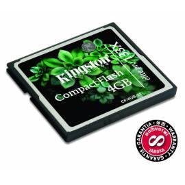 Bedienungshandbuch Memory Card KINGSTON 4GB Elite Pro 133 x (CF / 4GB-S2)