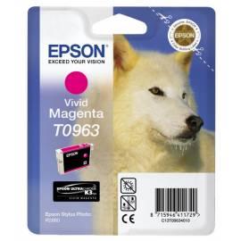 Bedienungshandbuch Tinte EPSON T0963, 13ml, bin (C13T09634030) rot