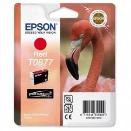 Handbuch für Tinte EPSON T0877, 11ml, bin (C13T08774030) rot