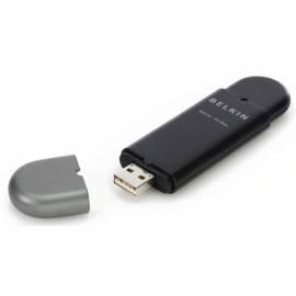 NET-Steuerelemente und BELKIN Wi-Fi WiFi Wireless USB 2.0 Adapter 802.11 g (F5D7050nv) grau