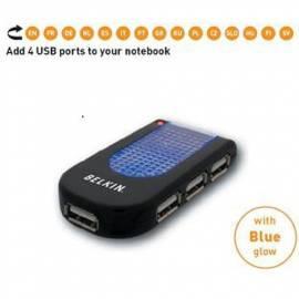 USB Hub BELKIN USB 2.0 Hi-Speed 4 Ports (F5U034erBLK) schwarz - Anleitung