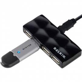 USB Hub BELKIN USB 2.0 4-Port-Hi-Speed Mobile (F5U404PerBLK)-schwarz