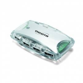 USB Hub DICOTA Branch 2.0 Mini 4 (Z13358Z) Silber