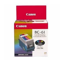Benutzerhandbuch für Druckerzubehör CANON BC 61 (0918A008) rot/blau/gelb