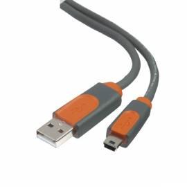 BELKIN USB-Kabel an PC und Mini-B, 1, 8 m (CU1200aej06) Grau/Orange Bedienungsanleitung