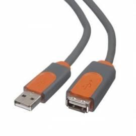 PC zu BELKIN USB-Verlängerungskabel 1, 8 m (CU1100aej06) Grau/Orange