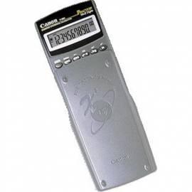 Taschenrechner, CANON F-604 (7102A011) Silber