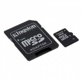 Speicherkarte KINGSTON MicroSDHC 16GB - hohe Kapazität Klasse 2 (SDC2 / 16GB)